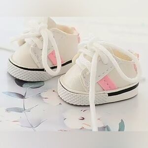 Labubu white and Pink Sneakers